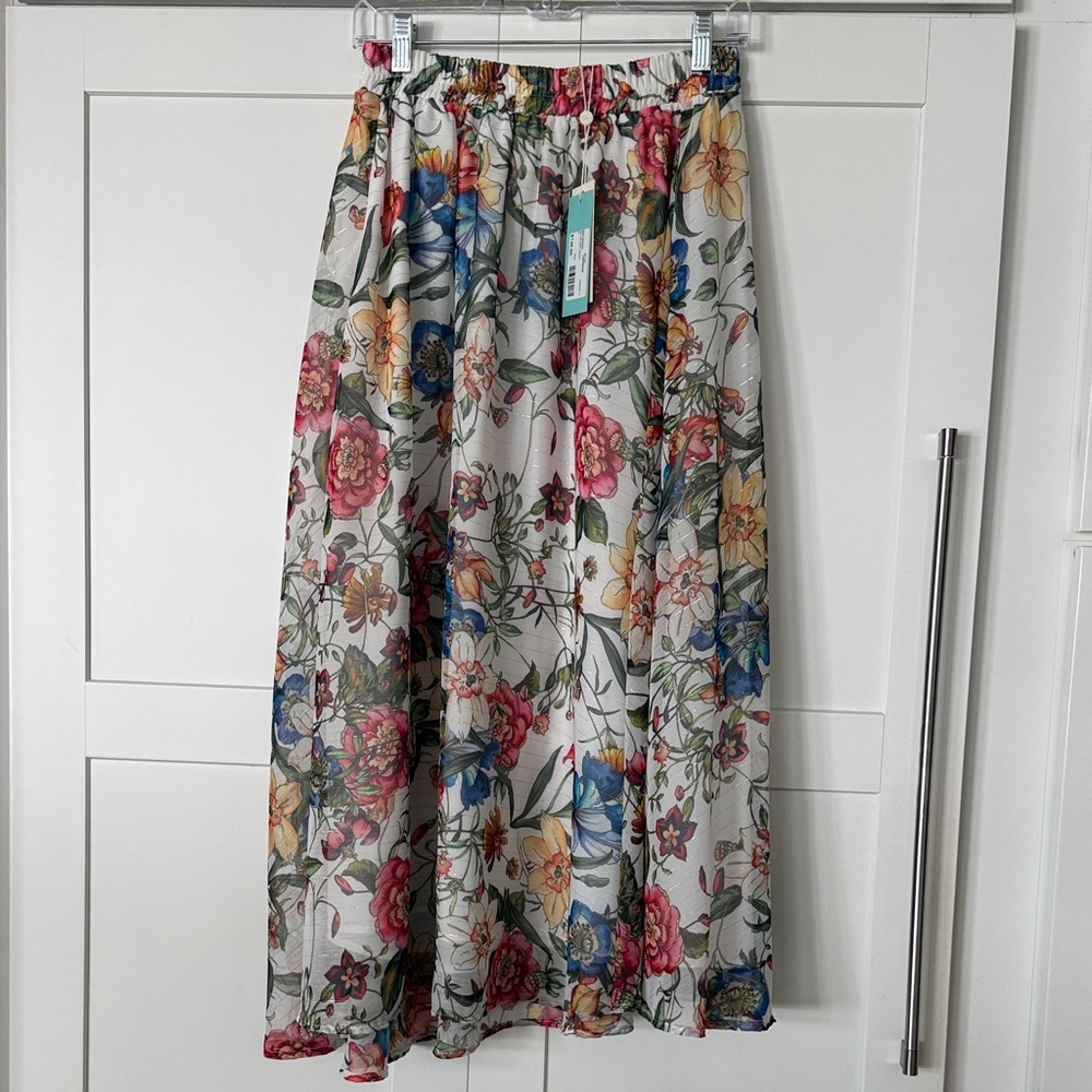 Shore brand Floral A-Line Maxi Skirt - Multicolor